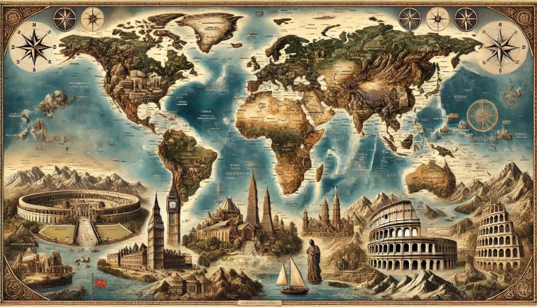 ancienne carte monde