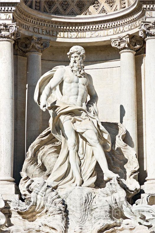 fontaine de trevi neptune